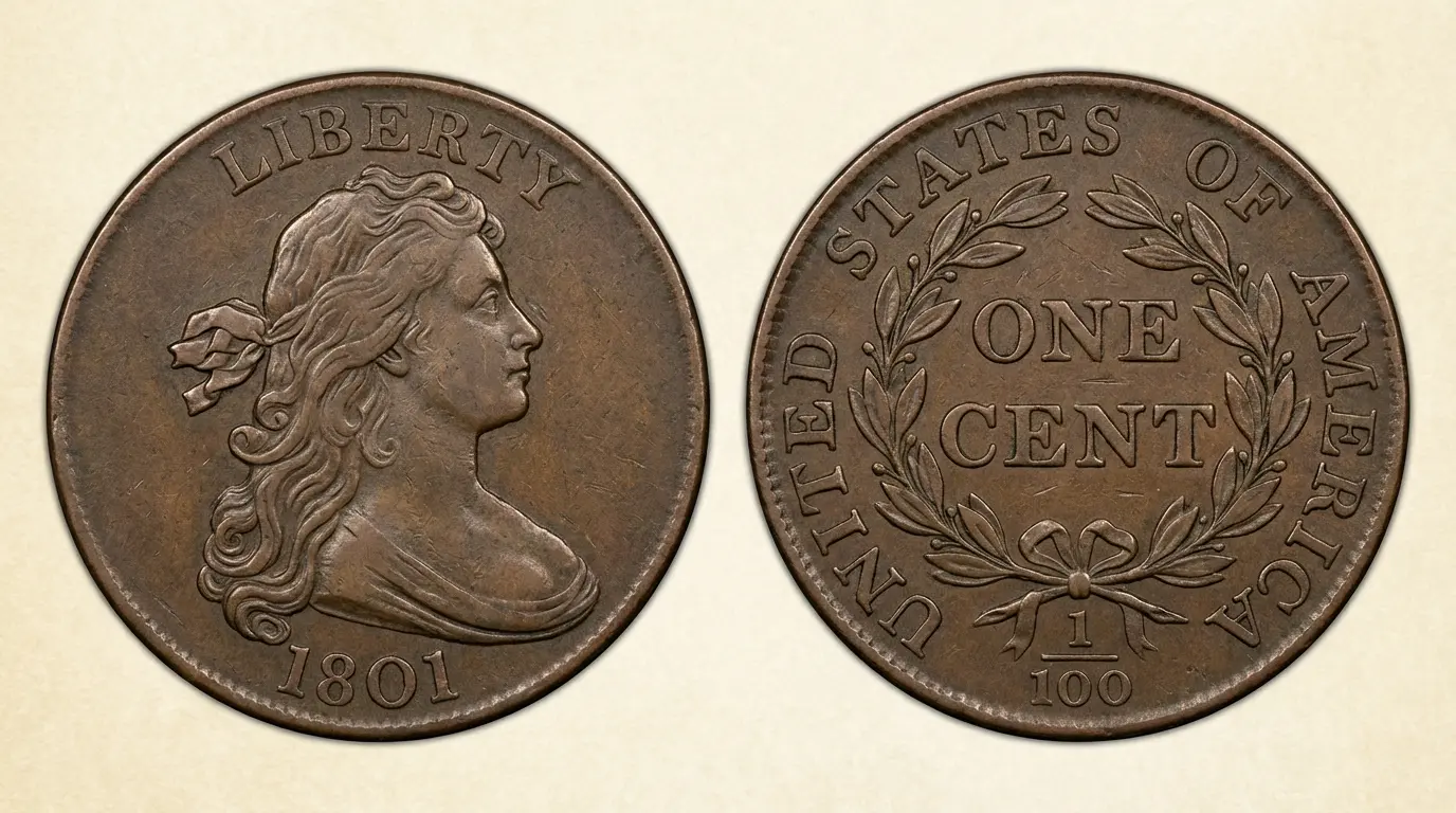 1801 Cent Value: Mint Varieties, Rarity, And Current Prices - Coins Value
