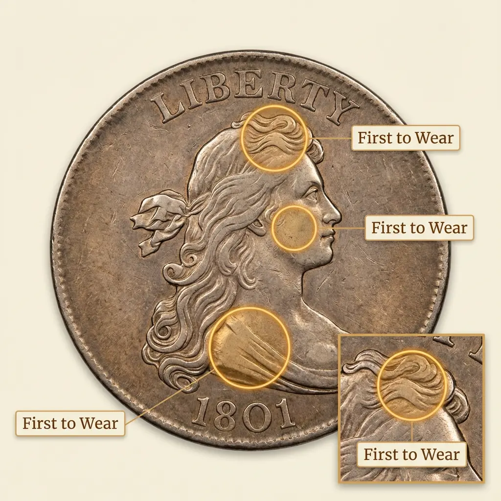 1801 Dollar Value: Mint Varieties, Rarity, And Current Prices - Coins Value