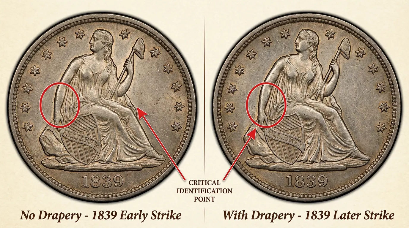 1839 Half Dollar Value: Mint Varieties, Rarity, And Current Prices ...