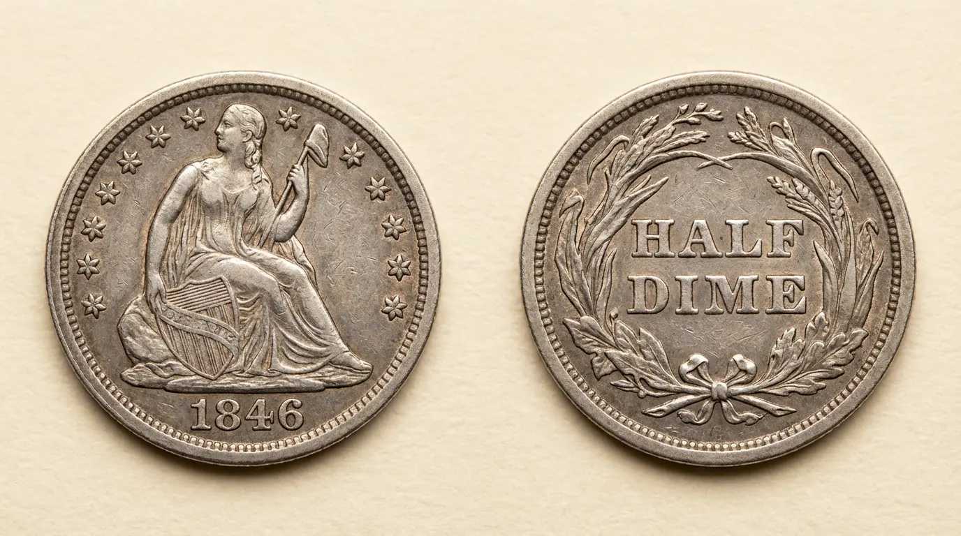 1846 Half Dime Value: Mint Varieties, Rarity, And Current Prices ...