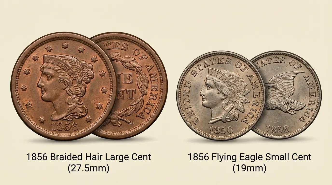 1856 Cent Value: Mint Varieties, Rarity, And Current Prices - Coins Value