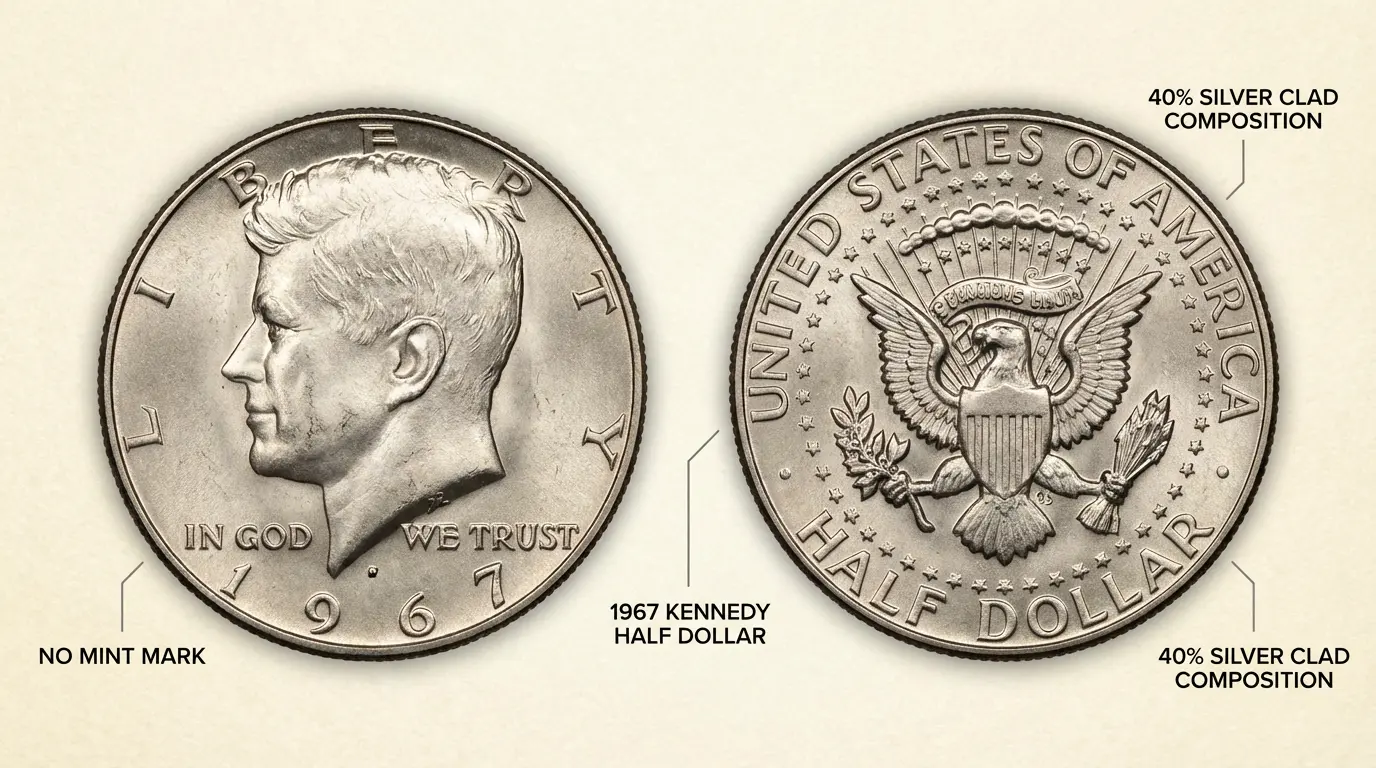 1967 Half Dollar Value Mint Varieties, Rarity, And Current Prices