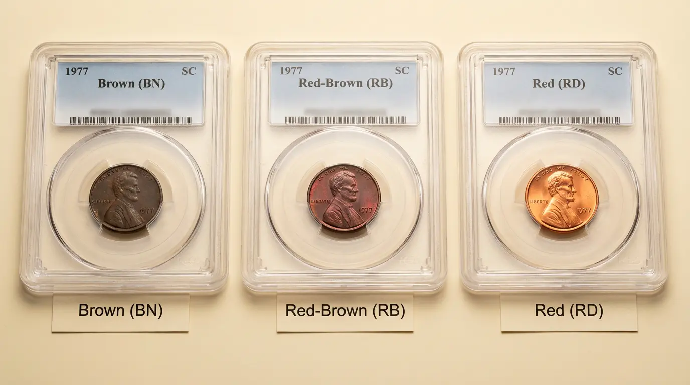 Penny Color 1977 Cent Value: Mint Varieties, Rarity, And Current Prices - Coins Value