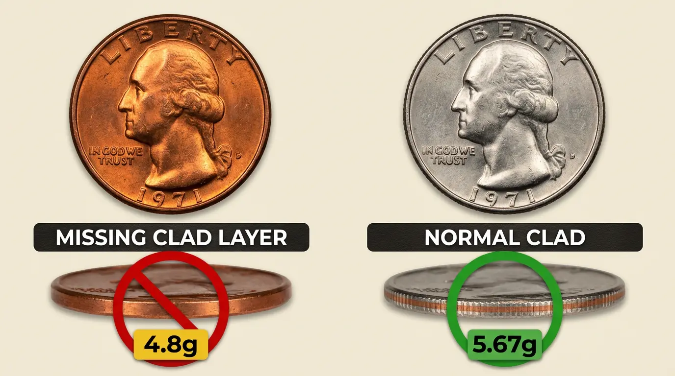Normal Quarter 1971 Quarter Errors: Complete List, Values & Rare Varieties - Coins Value