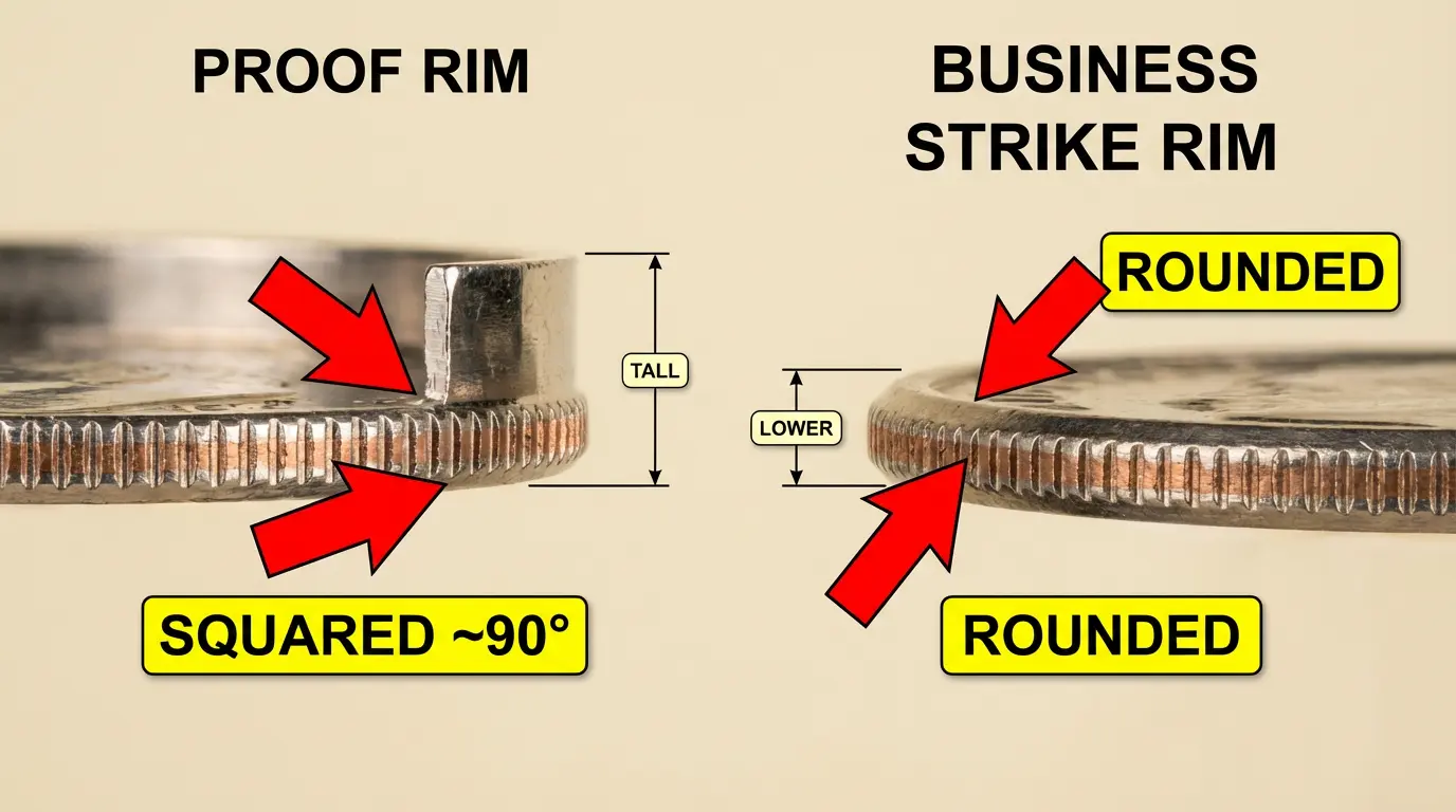Scurf Rim Vs Regular Rim 1975 Dime Errors: Complete List, Values & Rare Varieties - Coins Value