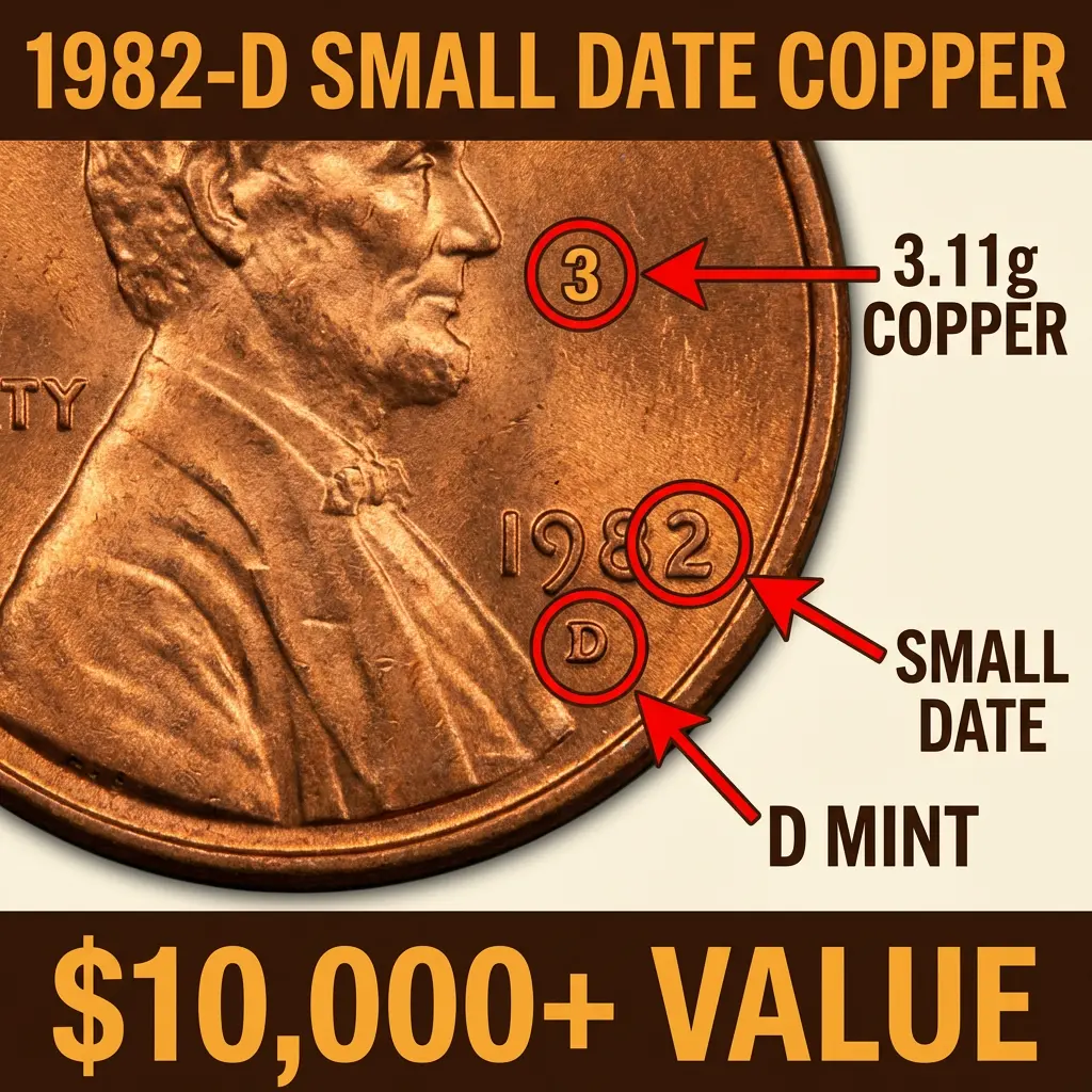 1982 Penny Errors: Complete List, Values & Rare Varieties - Coins Value