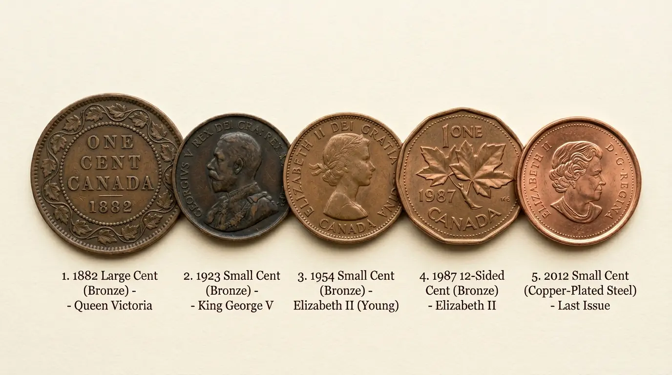 Canadian Penny Value: Complete Price Guide For Large & Small Cents ...